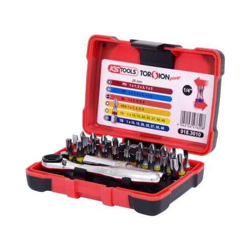 Set, Schraubendreher-Einsatz (Bits) KS TOOLS 918.3010