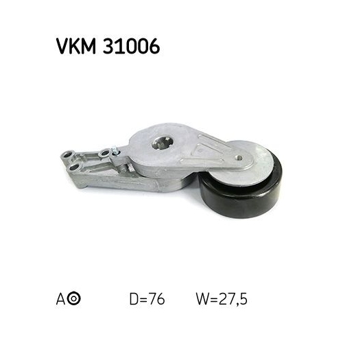 Spannrolle, Keilrippenriemen SKF VKM 31006 f&uuml;r AUDI SEAT SKODA VW, oben