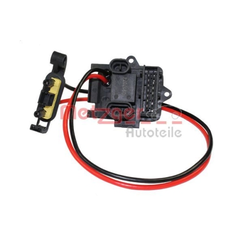 Widerstand, Innenraumgebl&auml;se METZGER 0917074 f&uuml;r OPEL RENAULT