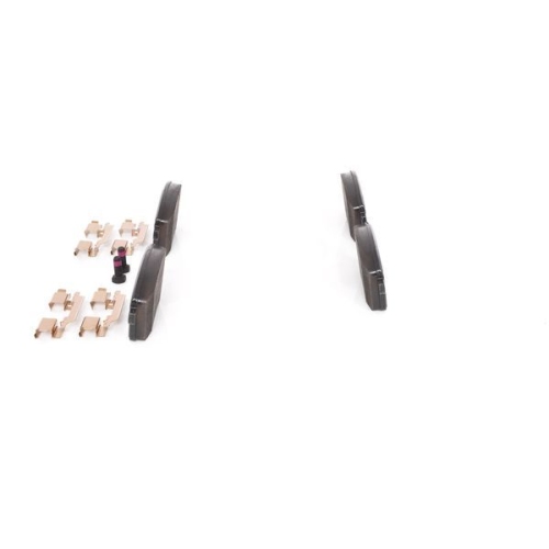 Bremsbelagsatz, Scheibenbremse BOSCH 0 986 494 612 f&uuml;r MERCEDES-BENZ RENAULT