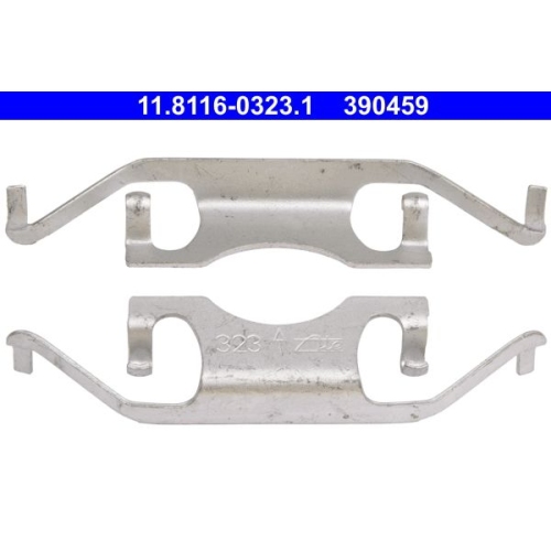 Feder, Bremssattel ATE 11.8116-0323.1 f&uuml;r MERCEDES-BENZ, Hinterachse