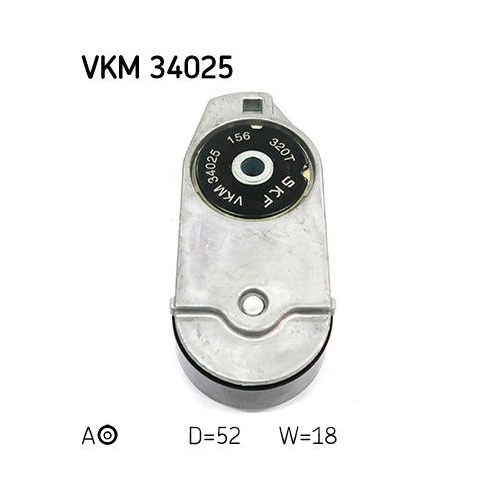 Spannrolle, Keilrippenriemen SKF VKM 34025 f&uuml;r FORD JAGUAR