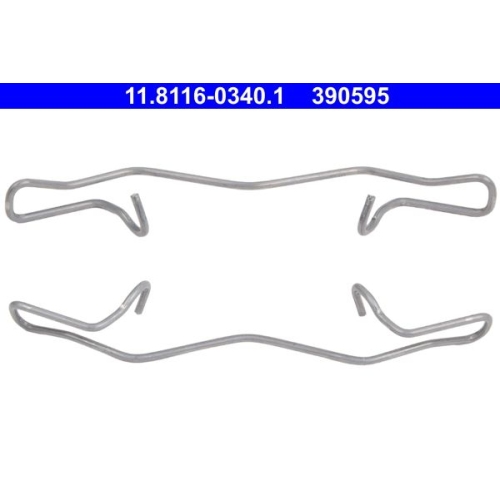 Feder, Bremssattel ATE 11.8116-0340.1 f&uuml;r FORD MERCEDES-BENZ NISSAN OPEL PEUGEOT