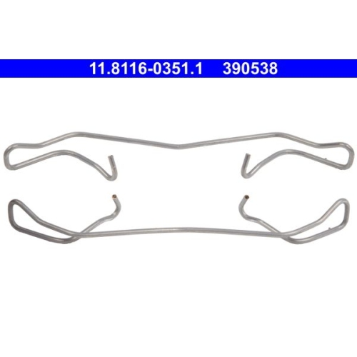 Feder, Bremssattel ATE 11.8116-0351.1 f&uuml;r CITRO&Euml;N PEUGEOT RENAULT SEAT SKODA VAG