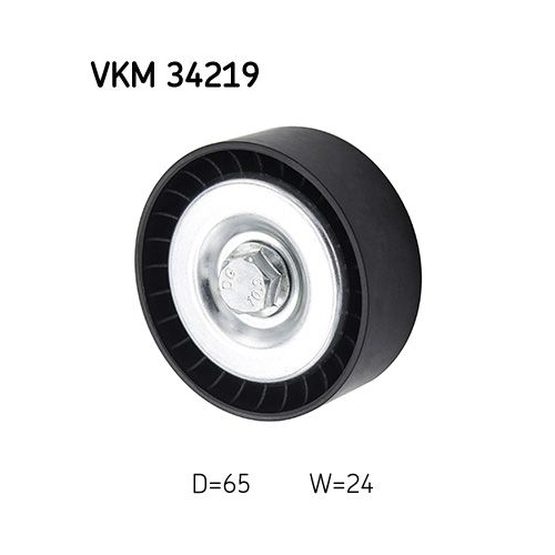 Umlenk-/F&uuml;hrungsrolle, Keilrippenriemen SKF VKM 34219 f&uuml;r FORD, links oben