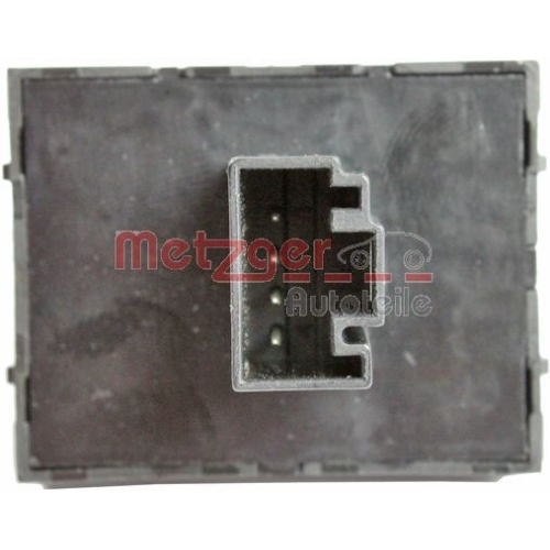 Schalter, Fensterheber METZGER 0916307 GREENPARTS f&uuml;r VAG, fahrerseitig, vorne