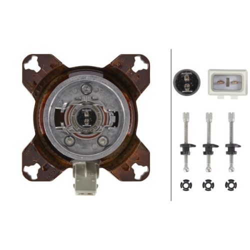 Scheinwerfereinsatz, Fernscheinwerfer HELLA 1K0 008 191-001 f&uuml;r MITSUBISHI VOLVO