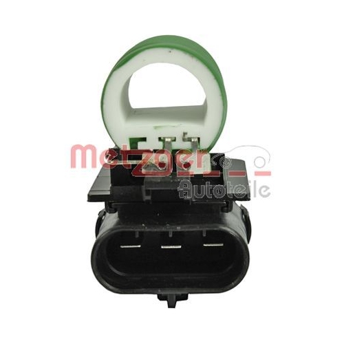 Vorwiderstand, Elektromotor-K&uuml;hlerl&uuml;fter METZGER 0917234 f&uuml;r FIAT OPEL