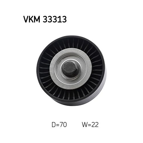 Umlenk-/F&uuml;hrungsrolle, Keilrippenriemen SKF VKM 33313 f&uuml;r CITRO&Euml;N FIAT PEUGEOT