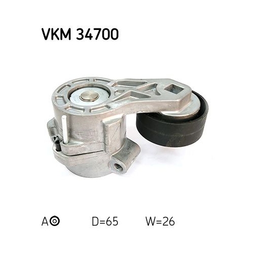 Spannrolle, Keilrippenriemen SKF VKM 34700 f&uuml;r CITRO&Euml;N FIAT FORD PEUGEOT, mitte