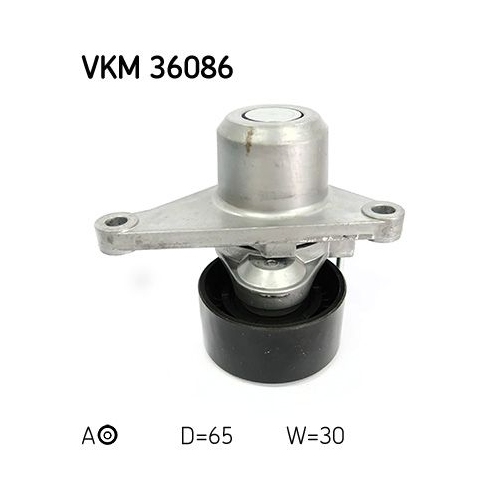Spannrolle, Keilrippenriemen SKF VKM 36086 f&uuml;r RENAULT, mitte, mitte links
