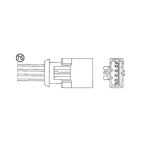 Lambdasonde NGK 0043 f&uuml;r BMW MG ROVER MINI