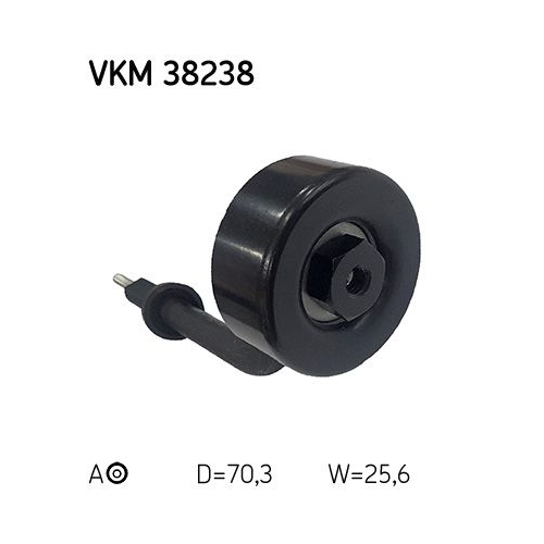 Spannrolle, Keilrippenriemen SKF VKM 38238 f&uuml;r BMW OPEL ROVER VAUXHALL, hinten