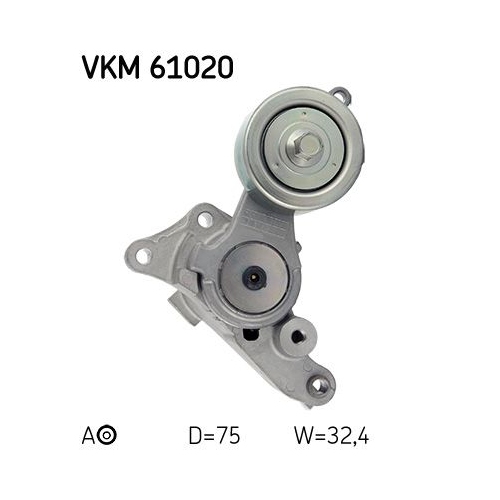 Spannrolle, Keilrippenriemen SKF VKM 61020 f&uuml;r TOYOTA