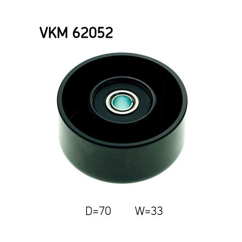 Umlenk-/F&uuml;hrungsrolle, Keilrippenriemen SKF VKM 62052 f&uuml;r NISSAN, rechts oben