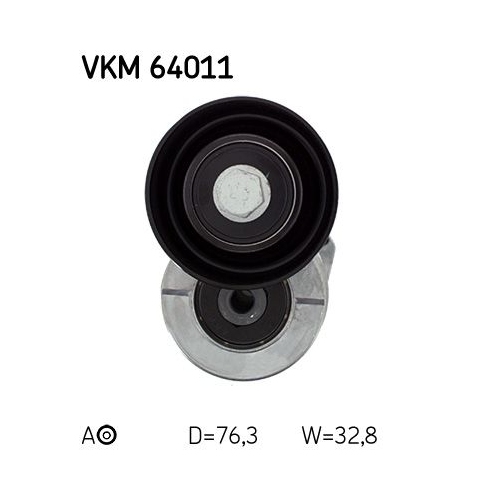 Spannrolle, Keilrippenriemen SKF VKM 64011 f&uuml;r HYUNDAI KIA