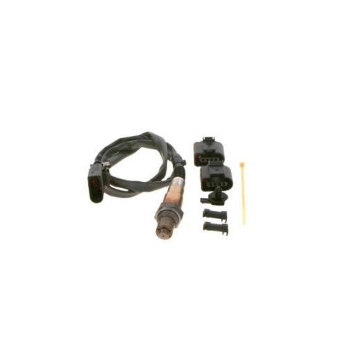Lambdasonde BOSCH 0 258 010 036 f&uuml;r AUDI PORSCHE SEAT SKODA VW, hinten, links