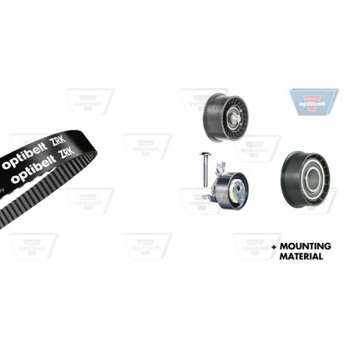 Zahnriemensatz OPTIBELT KT 1207 Optibelt-ZRK KIT f&uuml;r OPEL VAUXHALL