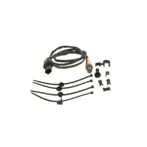 Lambdasonde BOSCH 0 258 017 180 f&uuml;r AUDI SEAT VW BENTLEY, hinten, links