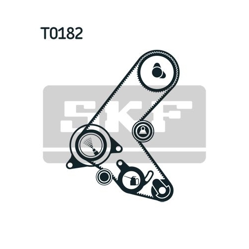 Zahnriemensatz SKF VKMA 05609 f&uuml;r HONDA OPEL VAUXHALL CHEVROLET