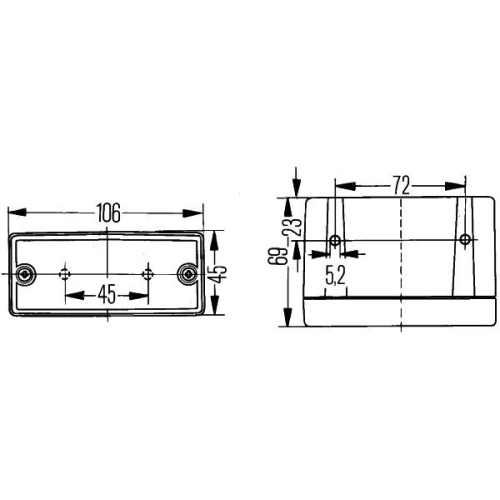 R&uuml;ckfahrleuchte HELLA 2ZR 006 609-087 f&uuml;r AUW&Auml;RTER IVECO MAN MITSUBISHI RENAULT