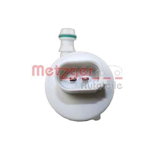 Waschwasserpumpe, Scheinwerferreinigung METZGER 2220108 f&uuml;r MERCEDES-BENZ, vorne