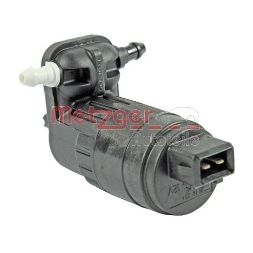 Waschwasserpumpe, Scheibenreinigung METZGER 2220046 ORIGINAL ERSATZTEIL f&uuml;r FIAT