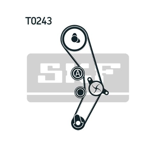 Wasserpumpe + Zahnriemensatz SKF VKMC 01936 f&uuml;r AUDI SEAT SKODA VW