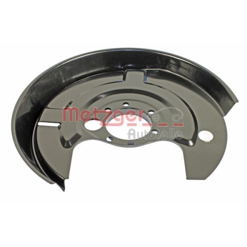 Spritzblech, Bremsscheibe METZGER 6115047 GREENPARTS f&uuml;r VAG, Hinterachse links