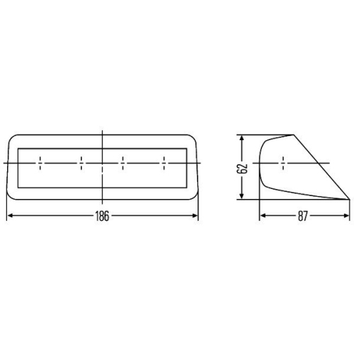 Zusatzbremsleuchte HELLA 2DA 007 428-007 f&uuml;r CITRO&Euml;N LADA NISSAN SKODA KIA