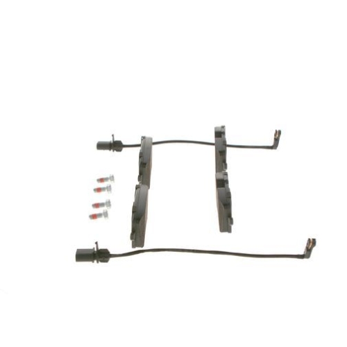Bremsbelagsatz, Scheibenbremse BOSCH 0 986 494 446 f&uuml;r AUDI VW, Hinterachse