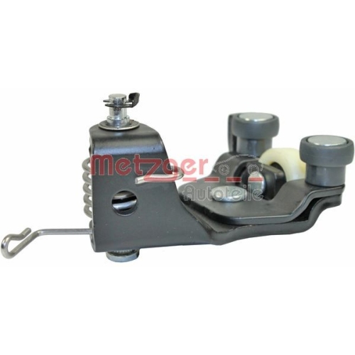 Rollenf&uuml;hrung, Schiebet&uuml;r METZGER 2310052 f&uuml;r FORD, hinten, rechts