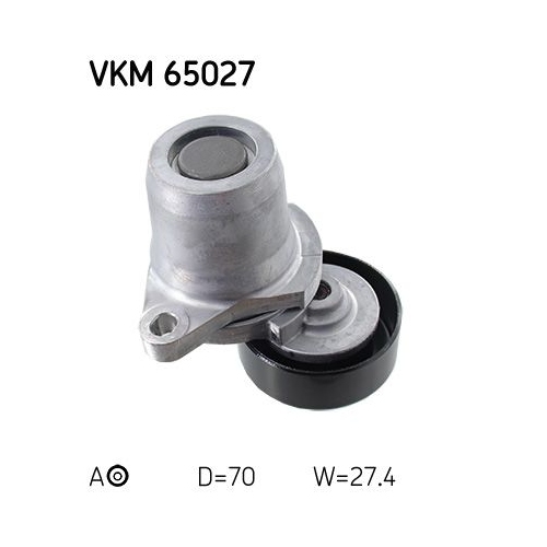 Spannrolle, Keilrippenriemen SKF VKM 65027 f&uuml;r HYUNDAI KIA, mitte