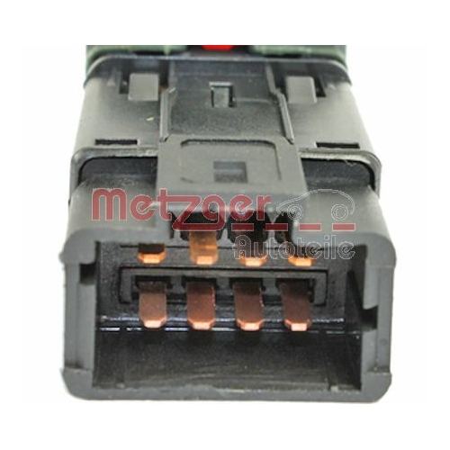 Warnblinkschalter METZGER 0916385 GREENPARTS f&uuml;r RENAULT