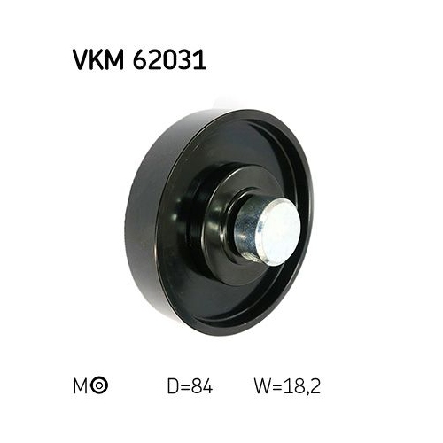Spannrolle, Keilrippenriemen SKF VKM 62031 f&uuml;r NISSAN, rechts