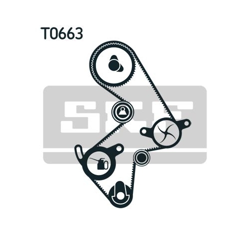 Wasserpumpe + Zahnriemensatz SKF VKMC 91003 f&uuml;r TOYOTA