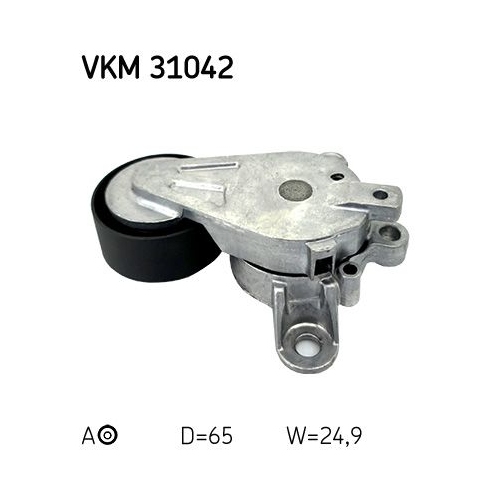 Spannrolle, Keilrippenriemen SKF VKM 31042 f&uuml;r AUDI SEAT SKODA VW, links oben