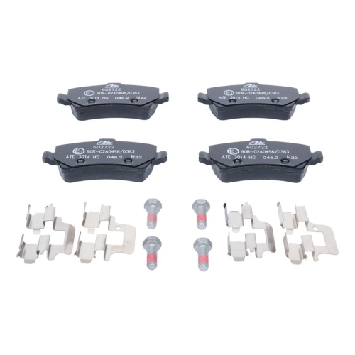 Bremsbelagsatz, Scheibenbremse ATE 13.0460-2722.2 f&uuml;r FORD VOLVO LAND ROVER