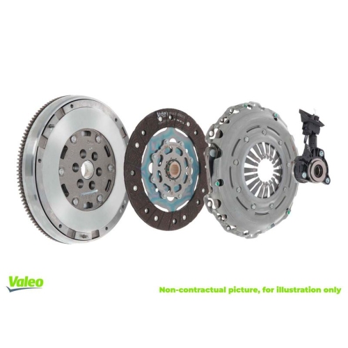 Kupplungssatz VALEO 837405 FULLPACK DMF (CSC) f&uuml;r AUDI SEAT SKODA VW