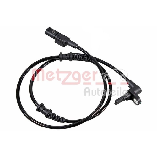 Sensor, Raddrehzahl METZGER 0900193 f&uuml;r MERCEDES-BENZ VW, Vorderachse beidseitig