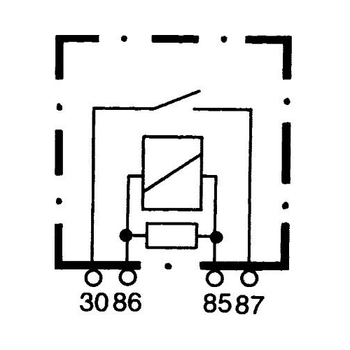 Relais, Arbeitsstrom HELLA 4RA 007 793-041 f&uuml;r TOYOTA CASE IH MASSEY FERGUSON