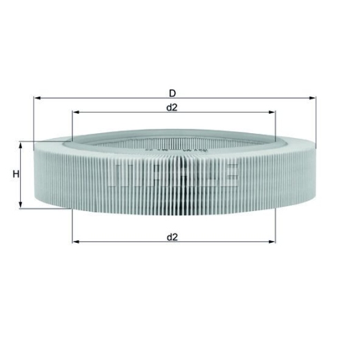 Luftfilter KNECHT LX 262 f&uuml;r FORD GMC MERCEDES-BENZ