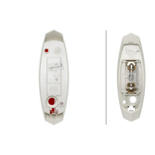 Umrissleuchte HELLA 2XS 008 479-081 f&uuml;r EVOBUS HOBBYCAR KNAUS, seitlicher Anbau