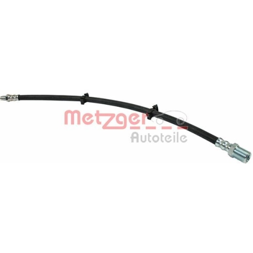 Bremsschlauch METZGER 4110620 f&uuml;r IVECO, Vorderachse links, Vorderachse rechts
