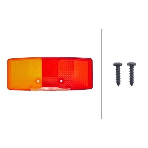 Lichtscheibe, Heckleuchte HELLA 9EL 121 431-001 f&uuml;r DAF, rechts
