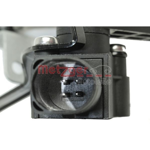 Sensor, Leuchtweiteregulierung METZGER 0901247 f&uuml;r VAG, Hinterachse links