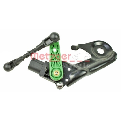 Sensor, Leuchtweiteregulierung METZGER 0901249 GREENPARTS f&uuml;r VAG