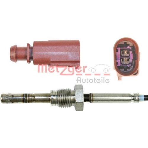 Sensor, Abgastemperatur METZGER 0894072 ORIGINAL ERSATZTEIL f&uuml;r VW HITACHI