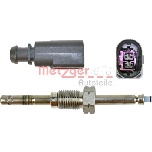 Sensor, Abgastemperatur METZGER 0894166 ORIGINAL ERSATZTEIL f&uuml;r VW
