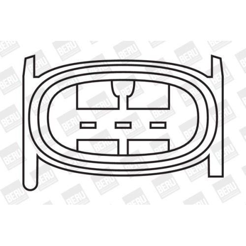 Z&uuml;ndspule BorgWarner (BERU) ZS281 f&uuml;r FORD MAZDA